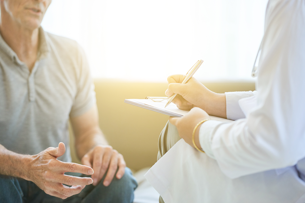 Patient meeitng with a Doctor
